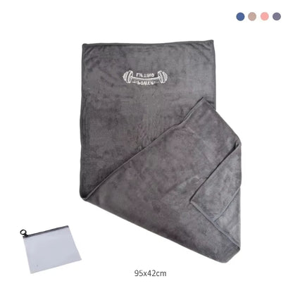 Fitness Quick Dry Towel 42*95cm Microfiber Gym Yoga Training Swimming Tennis Towel Beach Jogging Body Anti-slip Sports Sweat