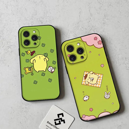 P-Pompompurins Black Phone Case That Fits For IPhone 17,16,15,11,13,14 Pro Max,Plus,X,Xr,Xs Max,13Mini