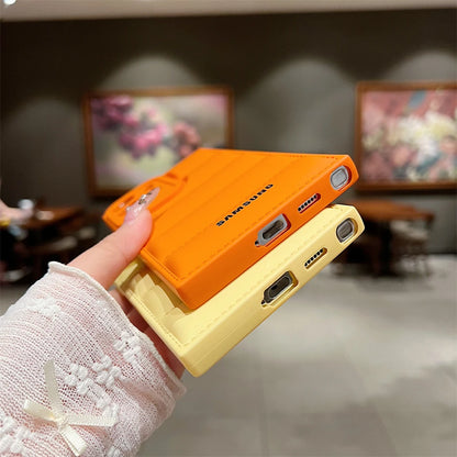 Wave Puffer Down Jacket Phone Case Samsung S26 S25 S24 S23 S22 Ultra S21 Plus Note 20 A72 A54 Solid Color Shockproof Soft Cover