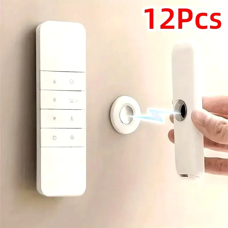 Magnetic Remote Control Holder Wall Mount Adhesive Remote Control Holder Strong Hold Tv Remote Holder for Home Office