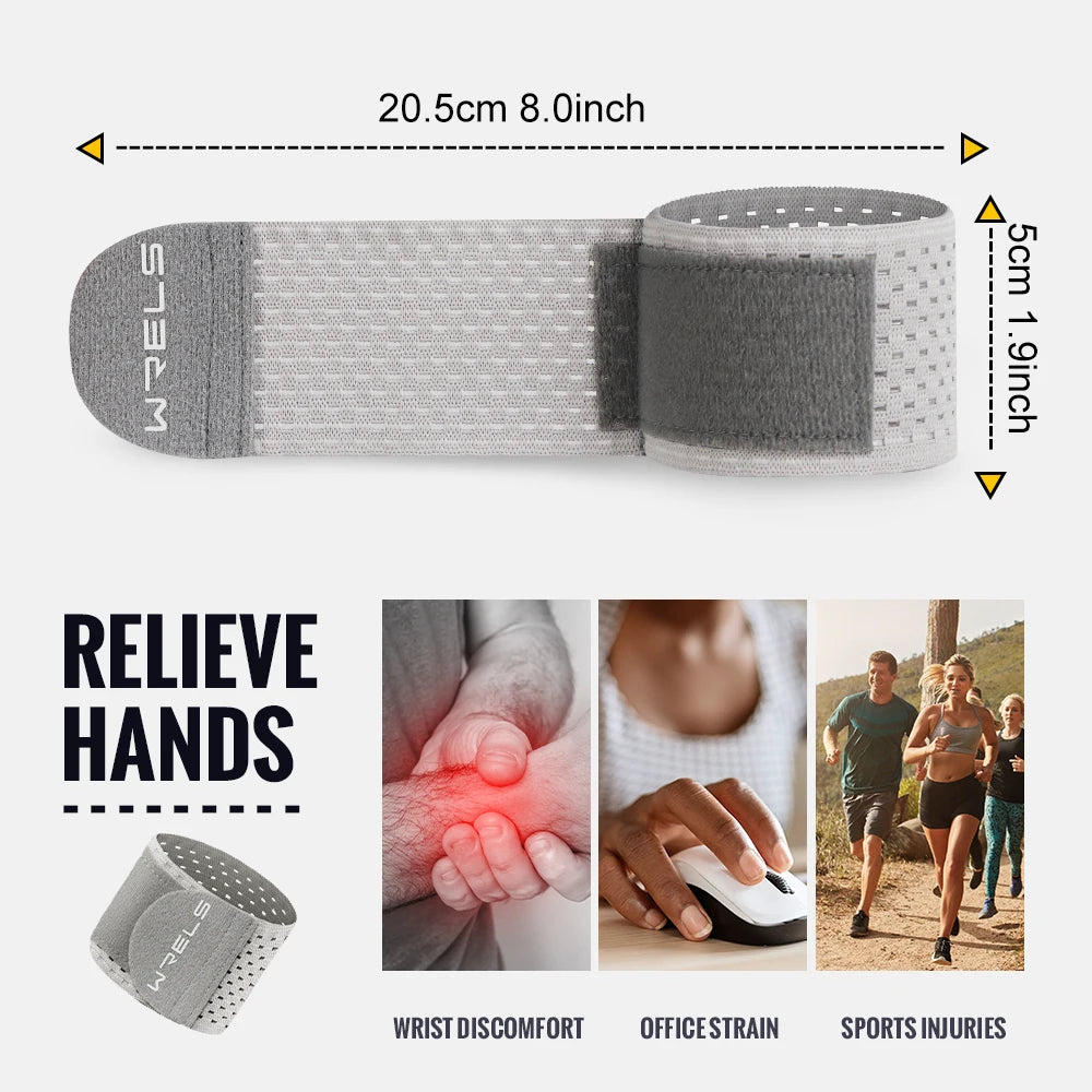 WRELS Compression Wrist Wraps for Gym & Weightlifting