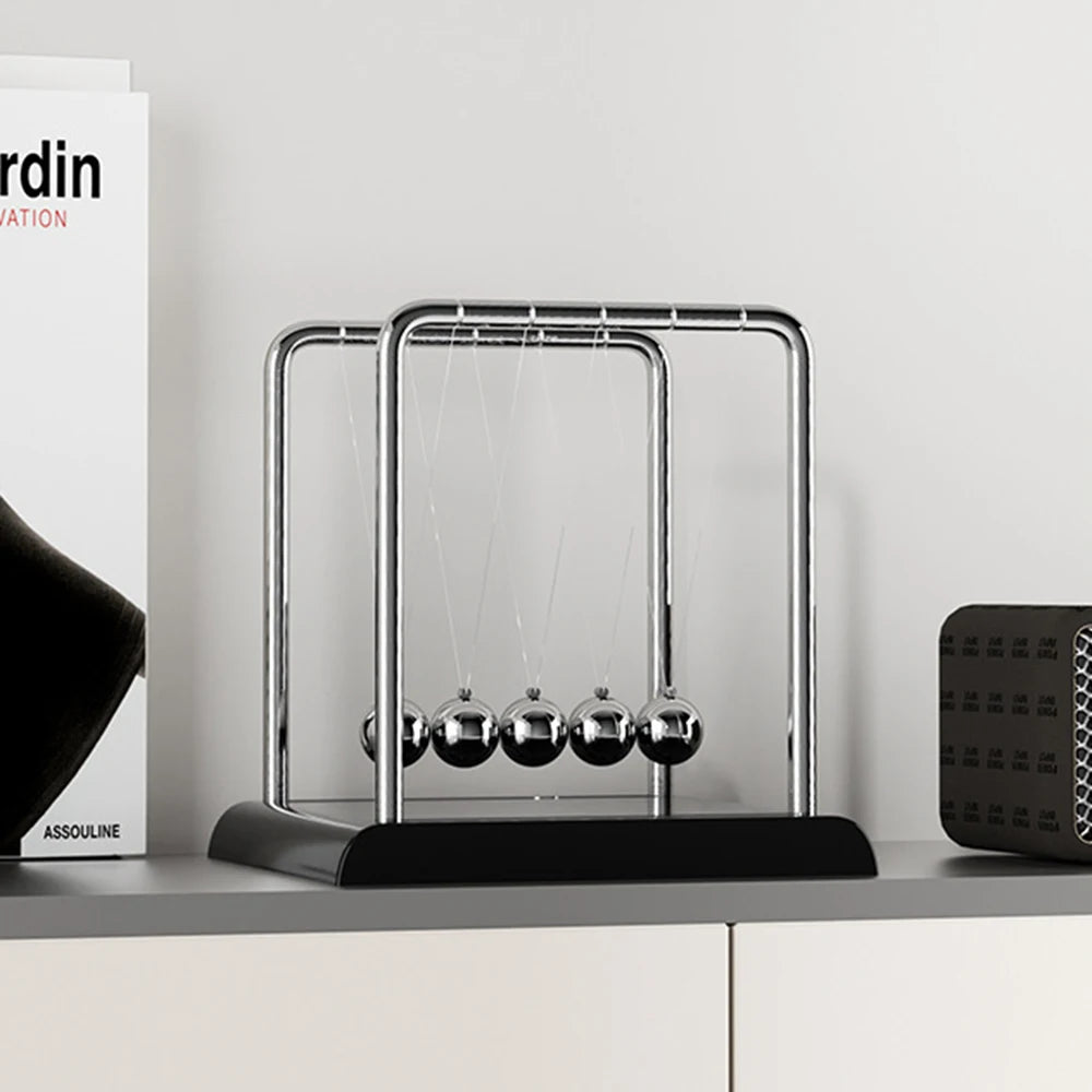Newton's Cradle Kinetic Ball Desk Toy – Office Decor