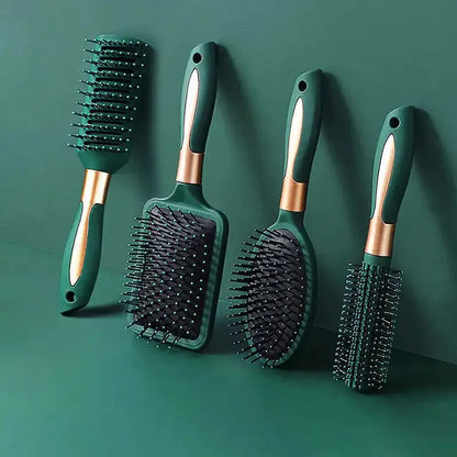 Anti-Static Oval round Air Cushion Comb Scalp Massage Exfoliating Tool for Salon SPA Professional Hair Styling Care Accessory