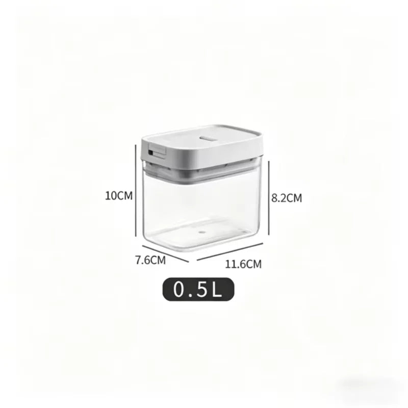 Transparent Plastic Grain Seal Tank Spaghetti Storage Container Moisture-Proof Snack Jar Kitchen Food Tank Pasta Storage Box