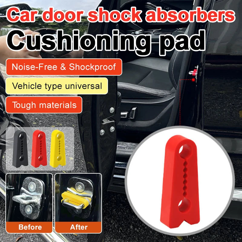 Auto Door Shockproof Cushions, Thickened Shock Absorber Muffler Pads, Noise Reduction Gaskets for Car Door Closing Modification