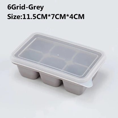 SoftAura 4/6/8/15/160 Grid Large Silicone Ice Cube Tray Food Grade Jumbo Ice Maker Mold Square Ice Tray for Home Kitchen DIY