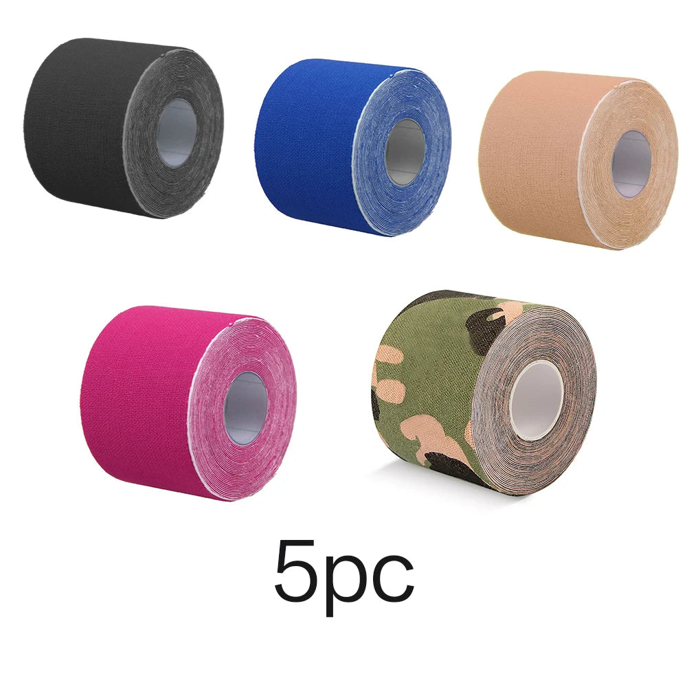 1PC/5PC GOUNOD Elastic Kinesiology Tape Sports Muscle Tape Bandage Care Kinesiology First Aid Tape Muscle Injury Sports Tape