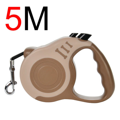 Retractable Dog Leash – 3m & 5m Nylon Lead for Small & Medium Dogs