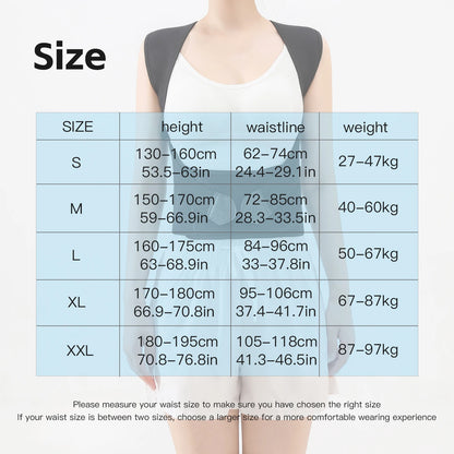 Adjustable Posture Corrector Back Brace for Men & Women