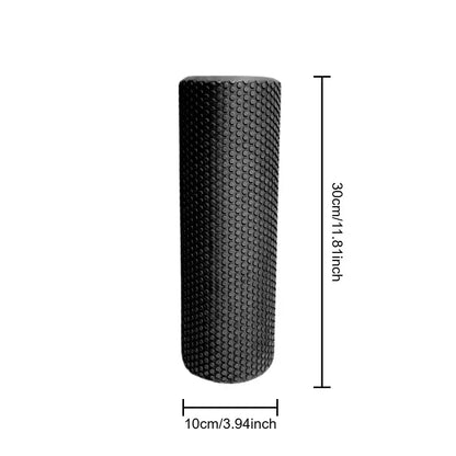 Hexagonal EVA Foam Yoga Roller, 9.5cm × 29.7cm Massage Foam Roller for Pilates Home Fitness Workout