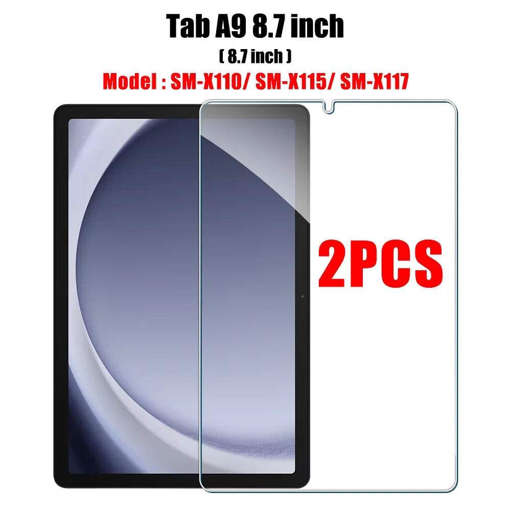 For Samsung Galaxy Tab A9 Plus Tempered Glass Screen Protector On Samsung Tab A9+ Plus 8.7 11 inch 2023 Film