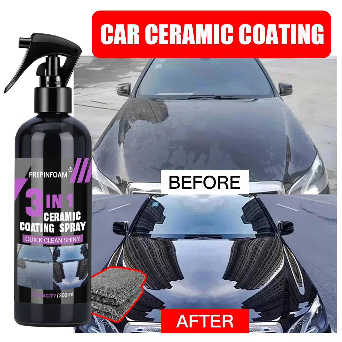 Ultimate Ceramic Coating Spray Coatin Nano Crystal Hydrophobic Layer Polishing Paint Coating Agent Polish Nanos Coatings