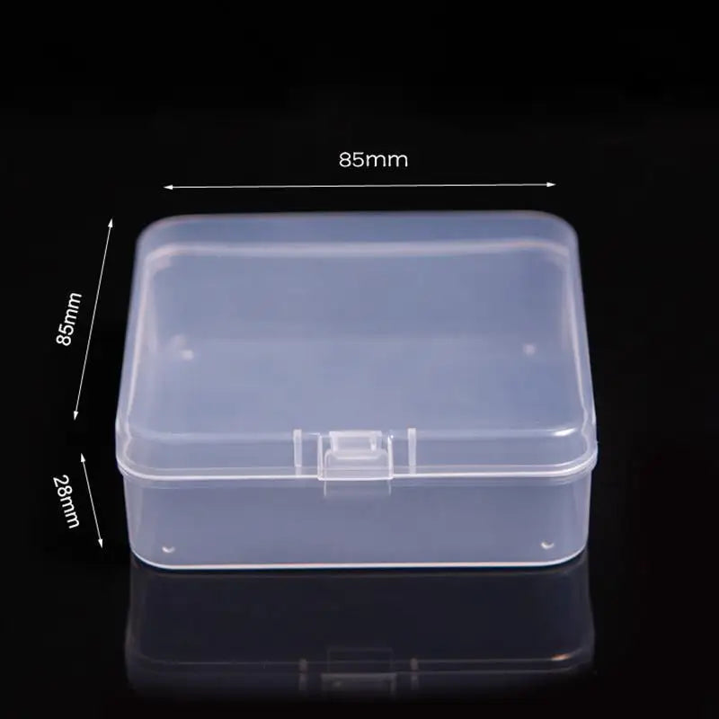 Mini Plastic Rectangular Box – Translucent, Dustproof Jewelry & Small Item Storage Container