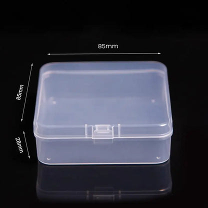 Mini Plastic Rectangular Box – Translucent, Dustproof Jewelry & Small Item Storage Container