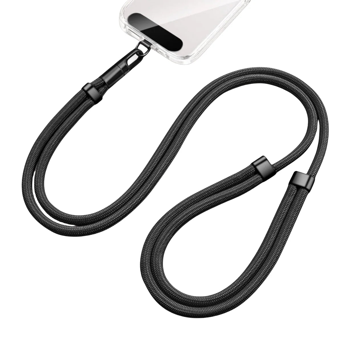 Universal Phone Lanyard with Clip Upgraded Anti-Drop 360° Rotation Adjustable Neck/Crossbody Strap for All Phone Cases