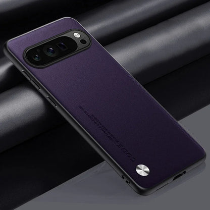 Luxury Leather Phone Case for Google Pixel 10A 10 11 XL 9A 9 Pro 8Pro 7 6 Pro 8A 7A 5A 4 Plain Skin Shockproof Soft Back Cover