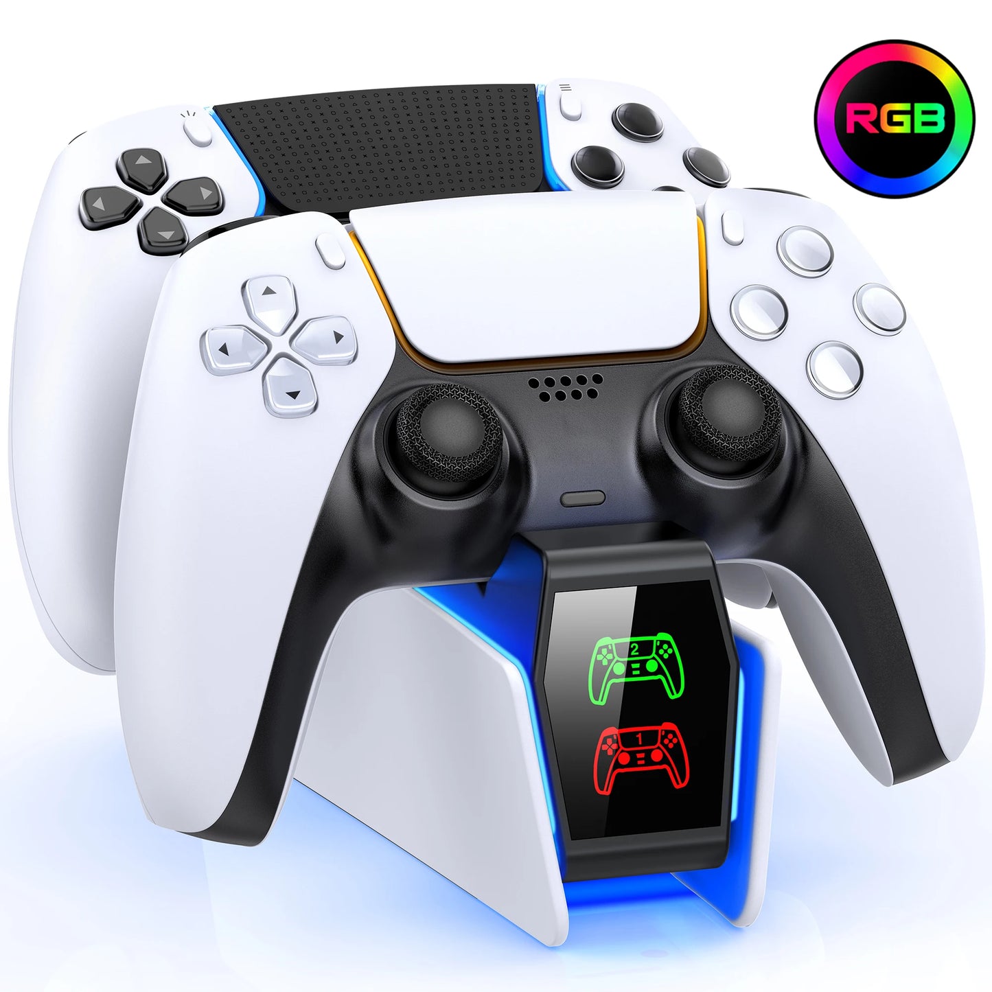 Controller Charging Station for PlayStation 5 Dual Fast Charger LED Indicator Charging Stand Docking Station PS5 Accessories