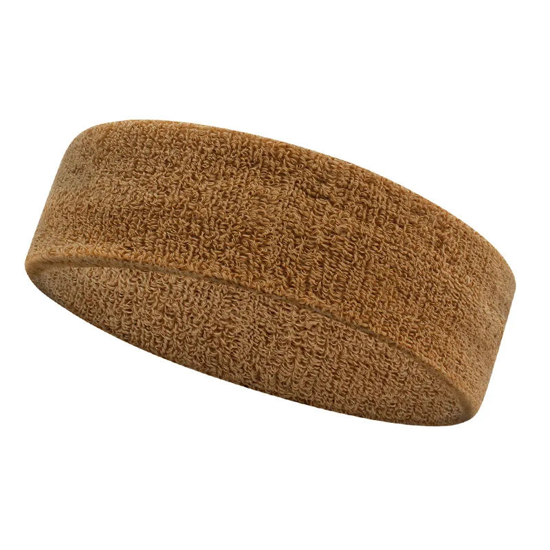 AOLIKES 1PCS Sweatbands Sports Headband - Terry Cloth Moisture-Wicking Sports Towel Headband for Tennis,Basketball,Running,Gym