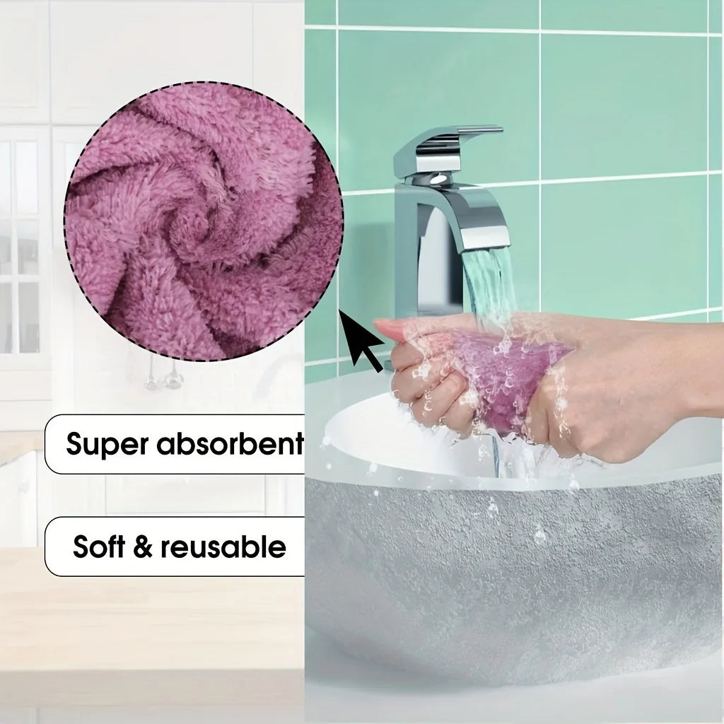 Microfiber Dish Cloths – 10-Pack Multi-Purpose Cleaning Towels
