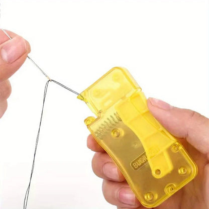 Automatic needle threader, DIY hand sewing needle threader, home crafts and sewing supplies