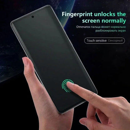 Privacy Screen Protector for Samsung Galaxy S25 S24 S23 Ultra Anti-spy Tempered Glass Fingerprint Unlock for Samsung S22 S26Plus