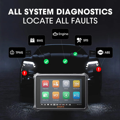 OTOFIX D1Lite Bluetooth Car Diagnostic Tool OBD2 Scanner Bi-Directional Automotive Scan Tool 2 Years Free Update Active Test