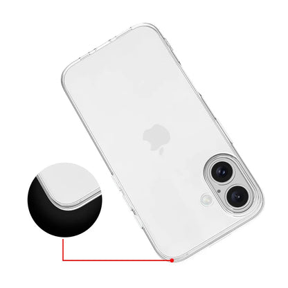 Ultra Thin Silicone Soft Phone Case For iPhone 17 Pro Max Transparent Slim Shell For Apple 17 Air 17ProMax 17Air Shockproof TPU