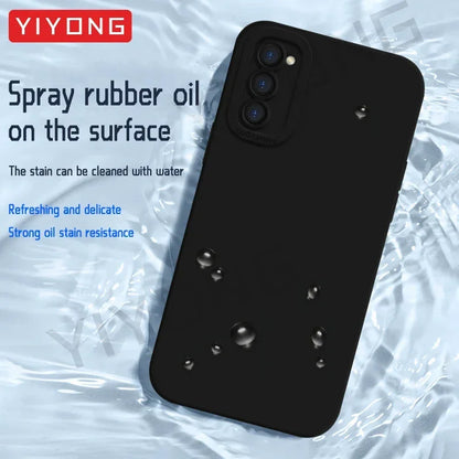 S23 Case YIYONG Silky Liquid Silicone Soft Cover For Samsung Galaxy S23 Plus S22 S24 S25 Ultra S22+ S23+ S24+ S25+ Phone Cases