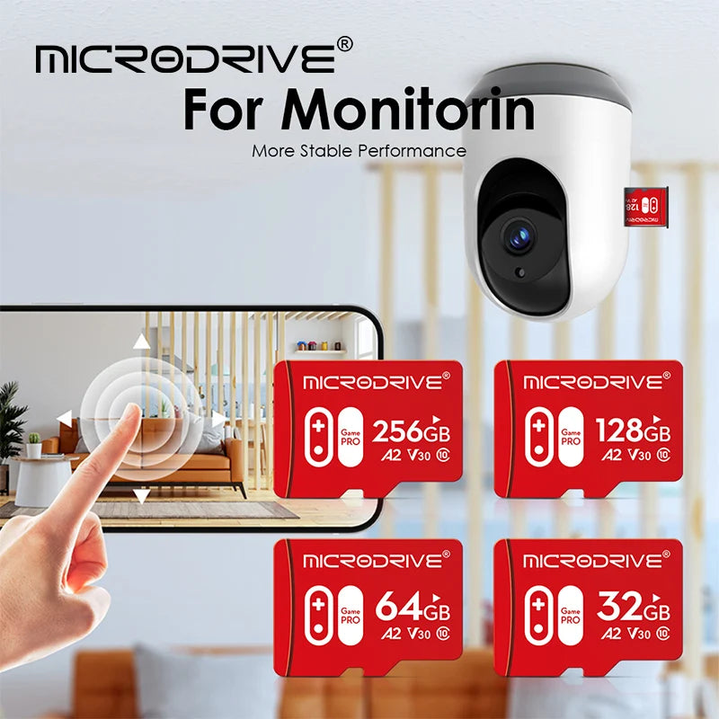 Ultra Micro TF Card 128GB 32GB 64GB 256GB - Mini SD TF Flash Memory Card for Phone SD/TF Dual Compatibility