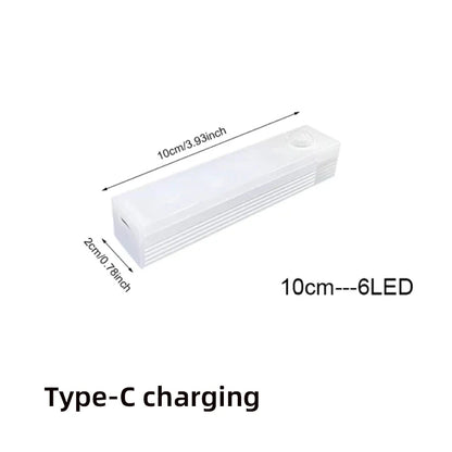 Wireless LED Night Lights Motion Sensor Lights Closet Kitchen Night Lights Bedroom Detector Light Cabinet Staircase Backlit