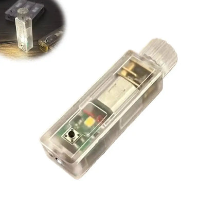 Hand Cranked Self Generating Light Handheld Life-saving Flashlight Waterproof Mini Emergency Light Camping And Hiking Daily Use