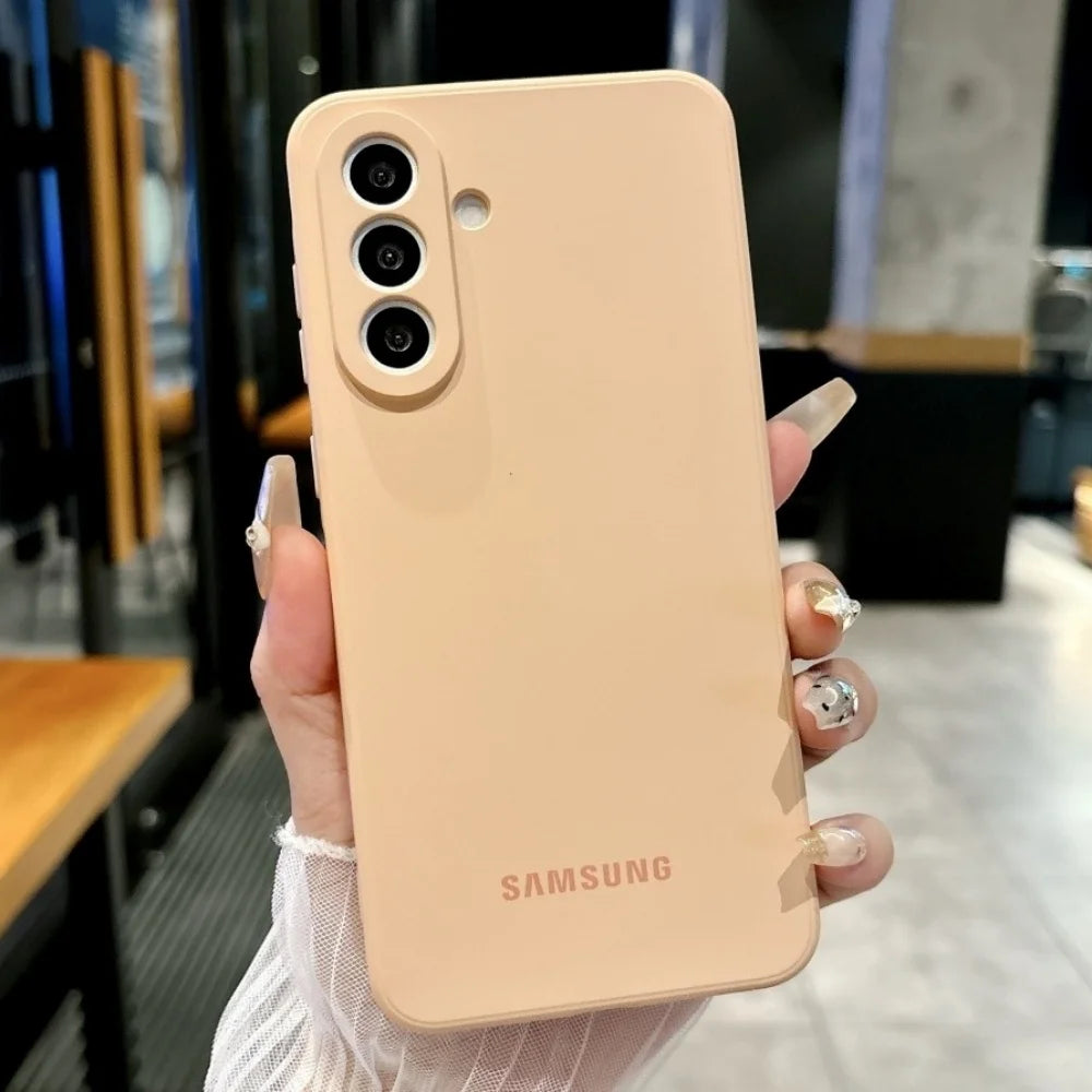For Samsung Galaxy A56 5G Case Soft Liquid Silicone A56 A36 A16 A55 A35 A15 A26 S25 S24 S26 Ultra Plus FE Shockproof Case Cover