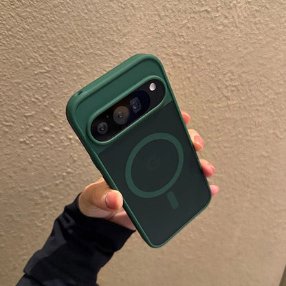 Luxury Translucent Matte Magnetic Case For Google Pixel 10 ProXL 9Pro XL 10Pro 10 9A Wireless Charging Candy Color Slim Cover