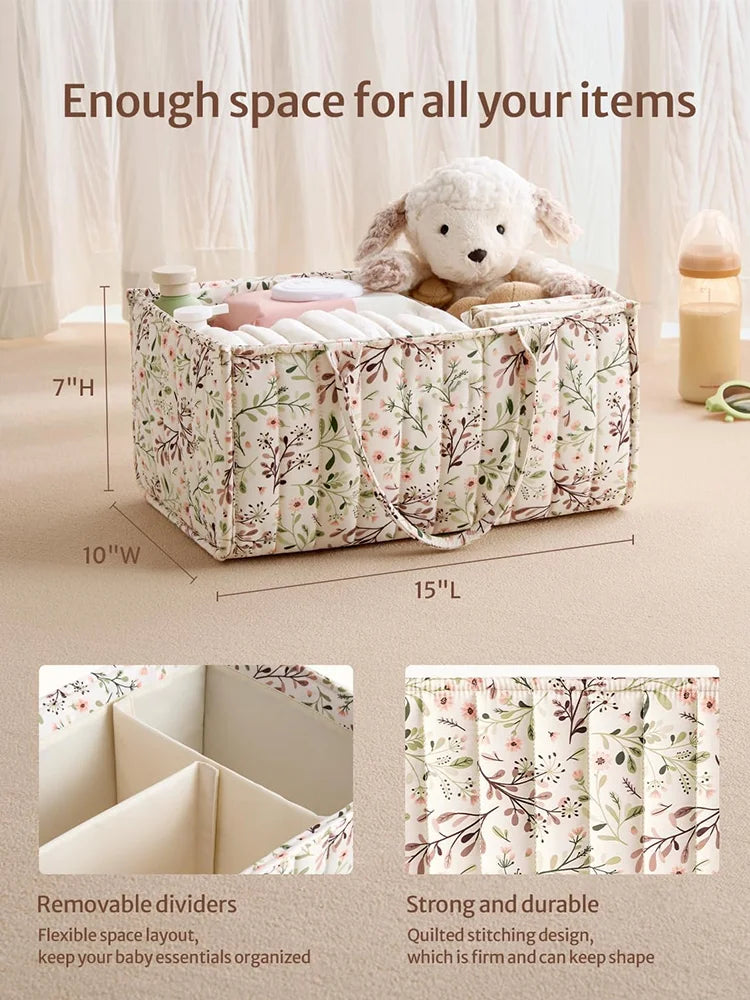 PANGDUBE Baby Diaper Bag Storage Bag for Baby Newborn Items Diaper Stackers & Caddies Diaper Organizer Nappy Bag for Baby Things