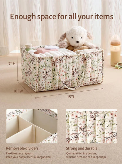 PANGDUBE Baby Diaper Bag Storage Bag for Baby Newborn Items Diaper Stackers & Caddies Diaper Organizer Nappy Bag for Baby Things