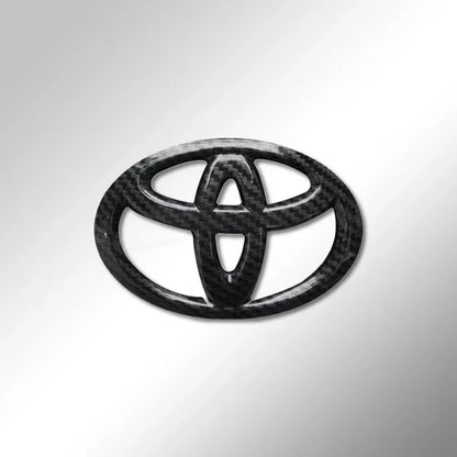 3D ABS Toyota Logo Car Emblem Steering Wheel Sticker For Toyota Hilux Prius Avensis Auris Verso Corolla Camry Auto Accessories