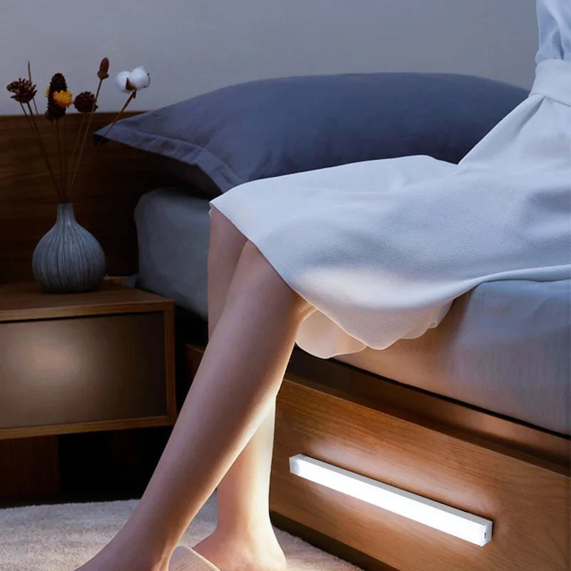 USB Rechargeable Motion Sensor LED Cabinet Light Bar