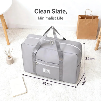 Foldable Multi-Purpose Storage Tote Bag, Space-Saving Travel Organizer for Closet and Trip Use