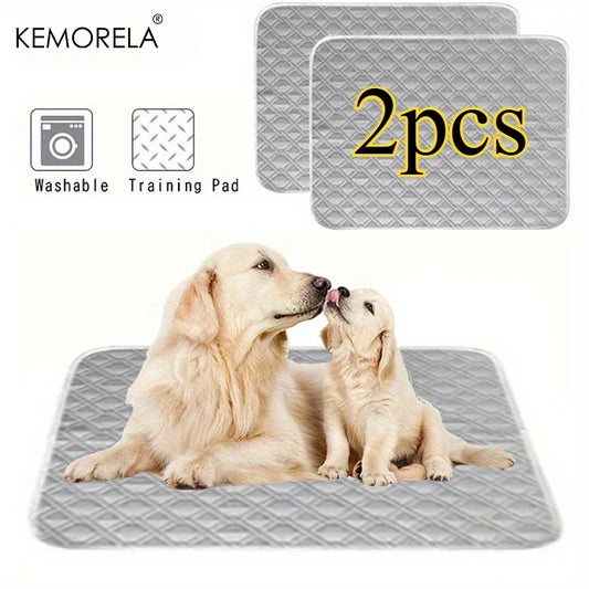 2PCS Washable Reusable Cat and Dog Urine Pads, Training Pads for Large,  Small Pets, for All Seasons, Multiple Sizes Available