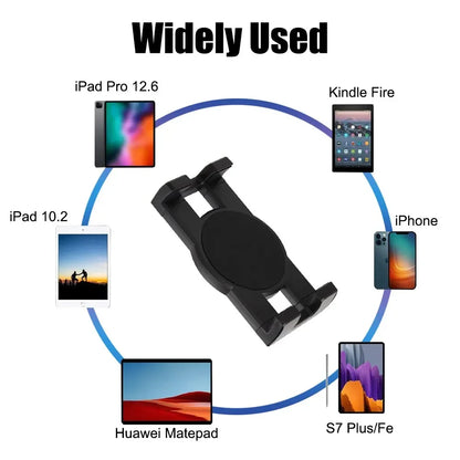 VIKEFON Moverable Tablet Car Stand Clamp 13'' Car Rear Pillow Phone Holder for iPad Pro 12.9 Seat Rear Headrest Mounting Bracket