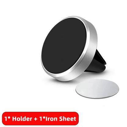Magnetic Mobile Phone Air Vent Mount Holder in Car Universal Car Phone Holder Smartphone Stand Magnet Holder For iPhone Samsung