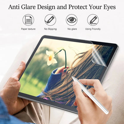 3Pcs Paper Feel Like Screen Protector for Samsung Galaxy Tab S10 Fe Fe+ Plus 2025 Film No Glass