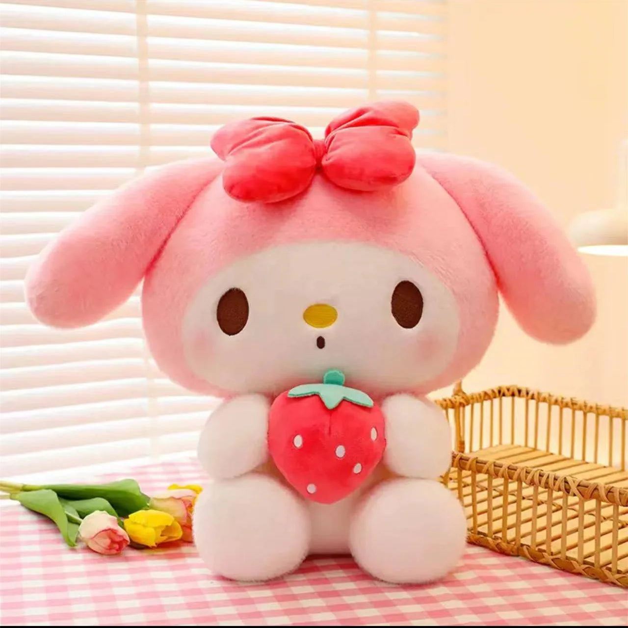 =New Kawaii 25cm Sanrio Plush Toy Jade Dog Kuromi Dressing Doll Doll Plush Toy Stuffed Animal Patung Dolls Birthday Gift