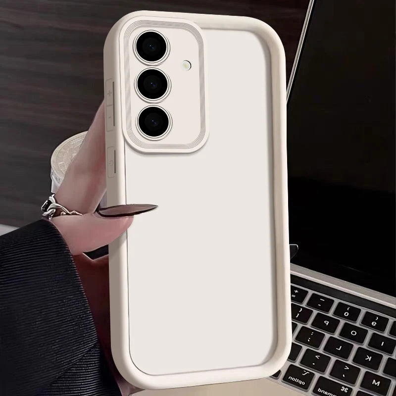 Soft TPU Case For Samsung Galaxy A56 A55 A54 A53 A35 A15 A16 A25 5G S24 S26 S25 Ultra S23 FE Candy Color Silicone Phone Cover