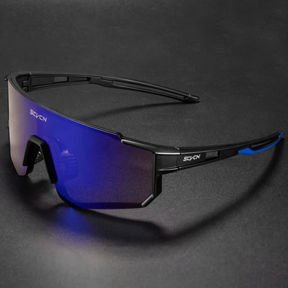 SCVCN New Outdoor Cycling Sunglasses Men Road Driving Bike Glasses  Sports Mountain Climbing Women Bicycle Cycling UV400 Goggles