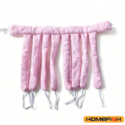 Heatless Curling Rod Headband for Lazy Hair - Silk Ribbon Soft Wave Formers for Sleeping No Heat Curls