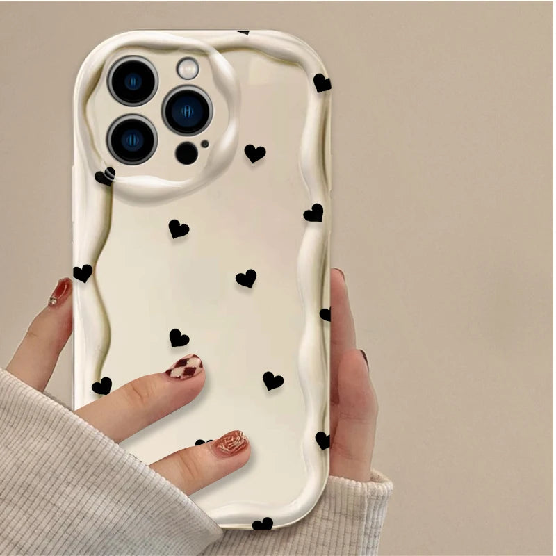 Bowknot Heart iPhone Case – Shockproof Silicone Cover