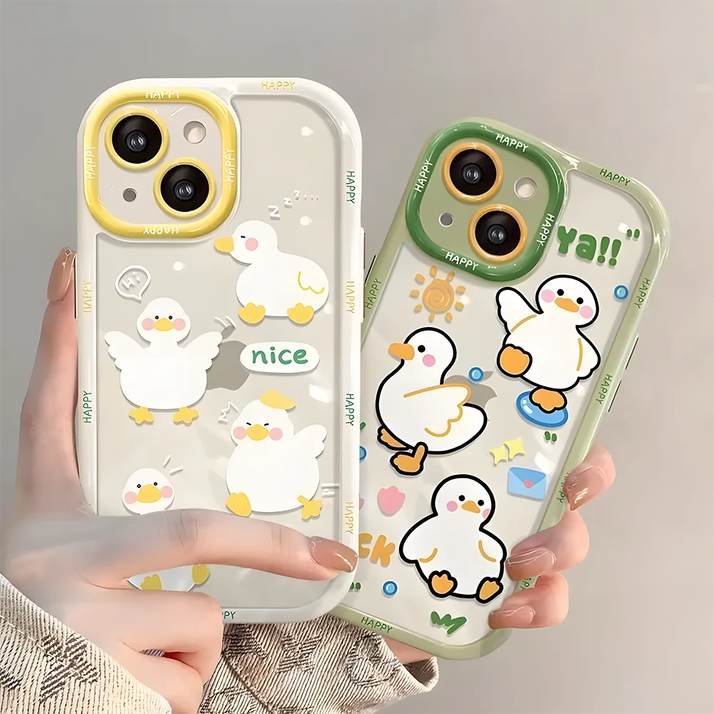 Cut Cat Aninal Phone Case For iPhone 15 Funda iPhone 16 17 Pro Max 11 13 14 12 7 8 Plus SE 2020 Air 17promax Silicone Soft Cover
