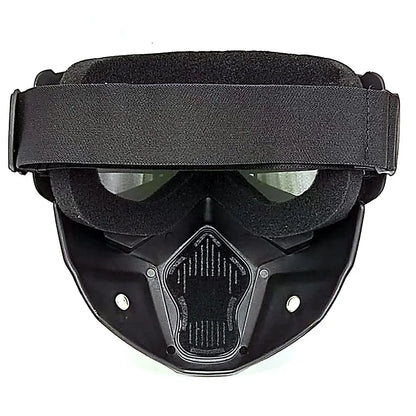 Motocross Goggles Outdoor Unisex Cycling Riding Skiing Windproof Goggles Eyewear With Detachable Mask Protection Motorcycle