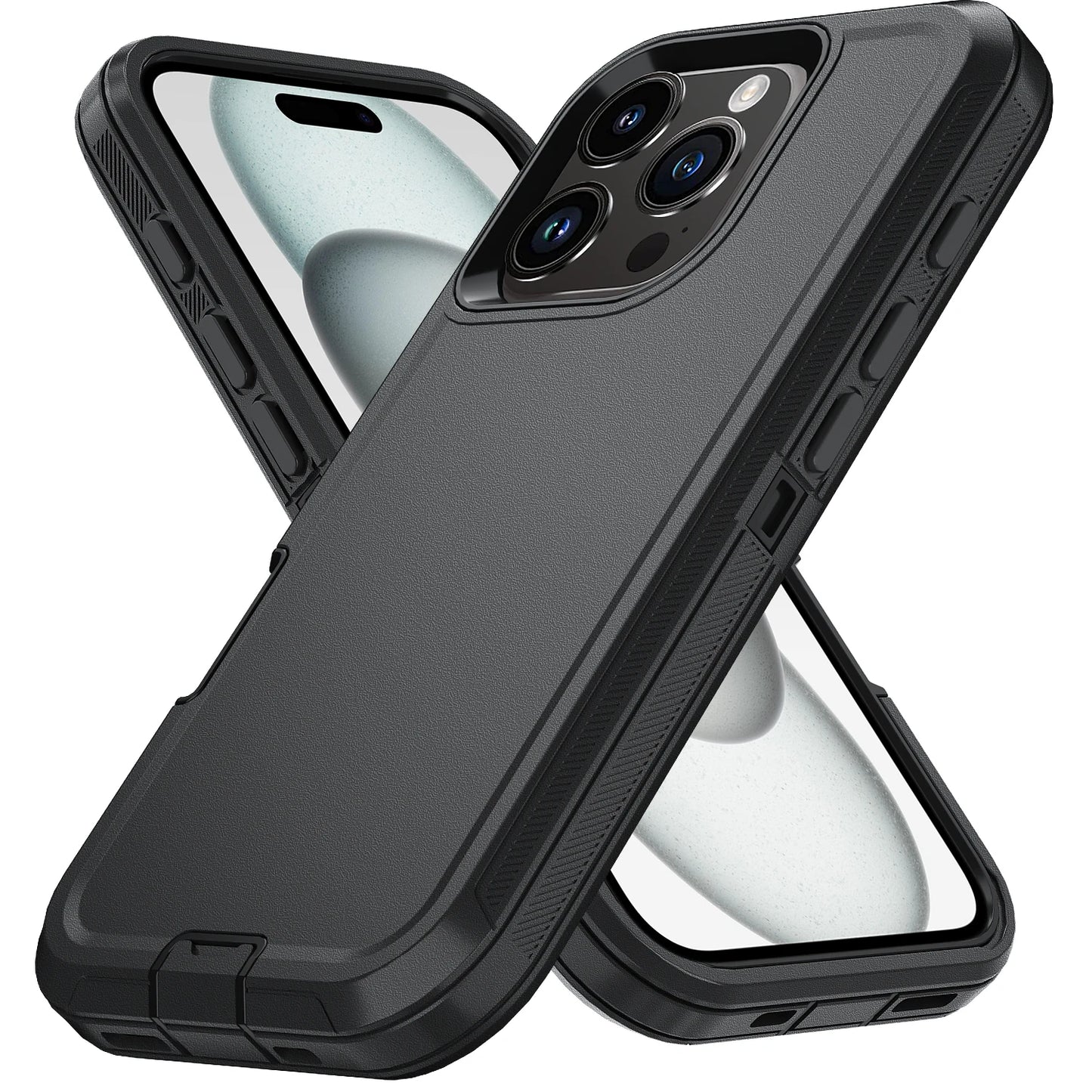 Armor Shockproof iPhone Case – Hard PC + TPU Back Cover